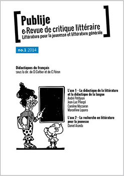 					Afficher No 1 (2014): Didactiques du français
				